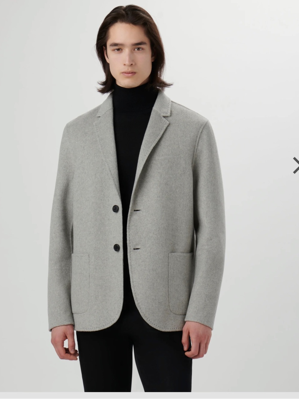 Bugatchi Wool Blend Double Button
Blazer gray platinum men’s large NWT